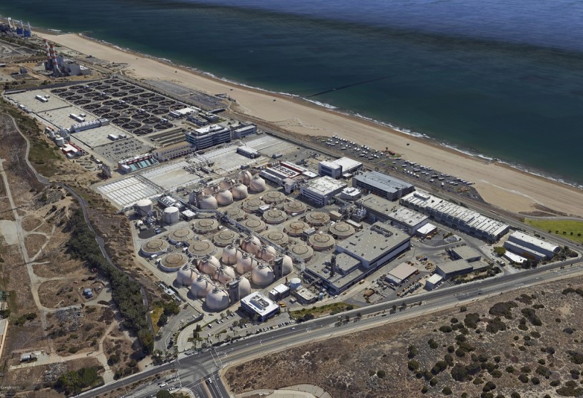 A thumbnail of a local wastewater treatment facility near the ocean that produces recycled water, which provides more information on the topic Recycled Water 